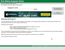 Tablet Screenshot of anagram-solver.net